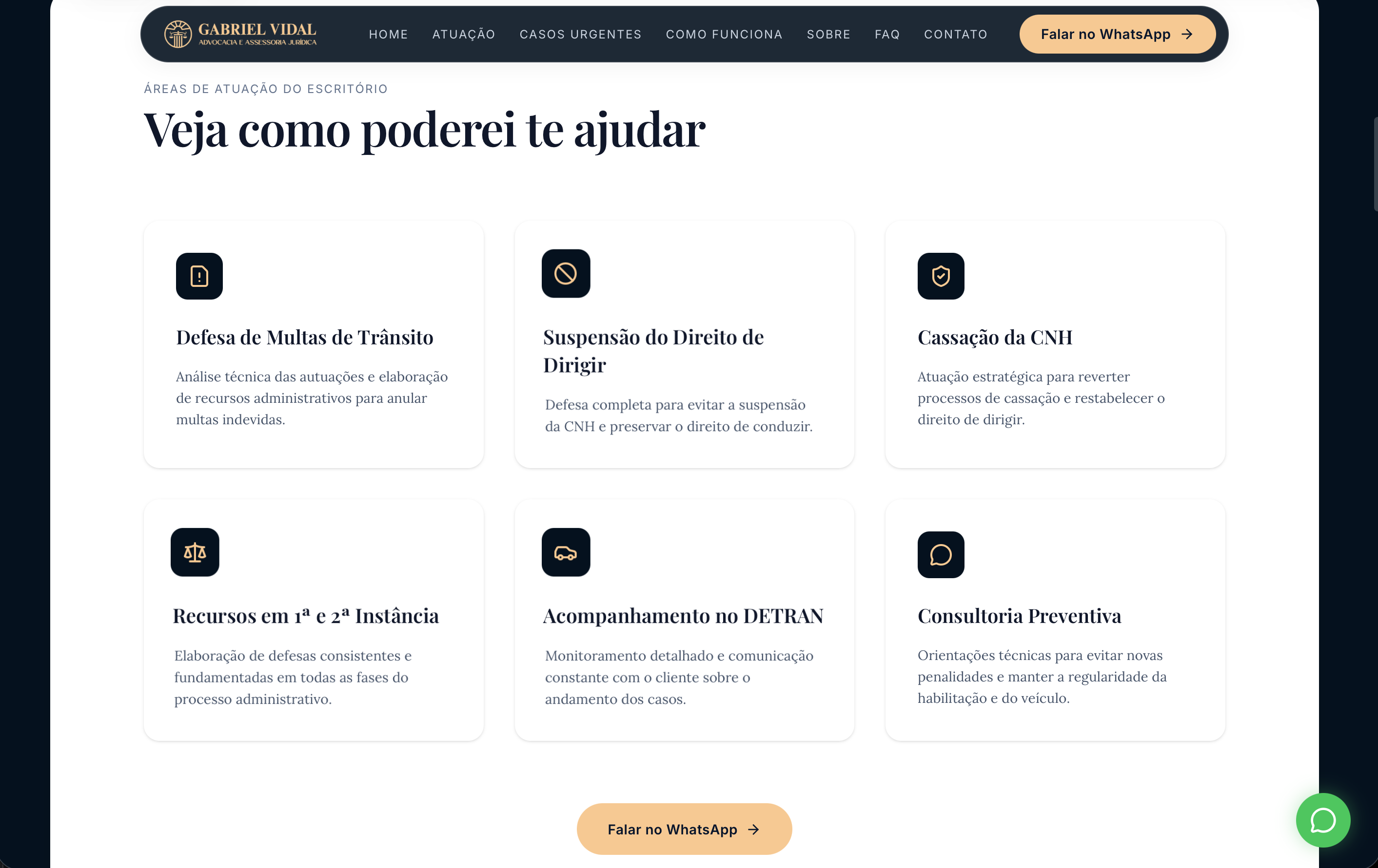 Áreas de Atuação