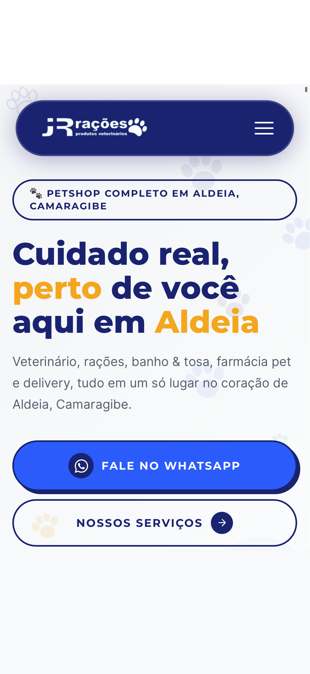 JR Rações — Mobile