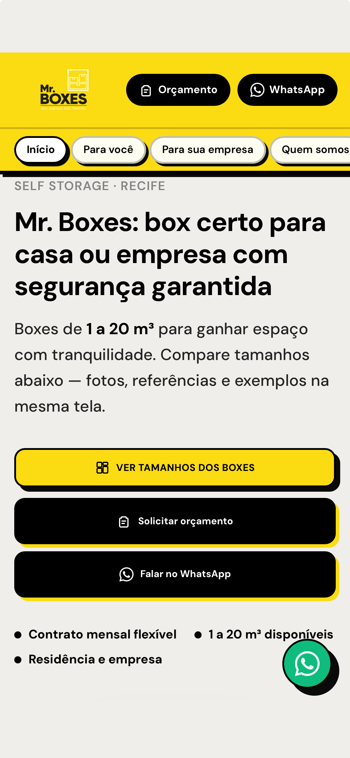 Mr. Boxes — Mobile