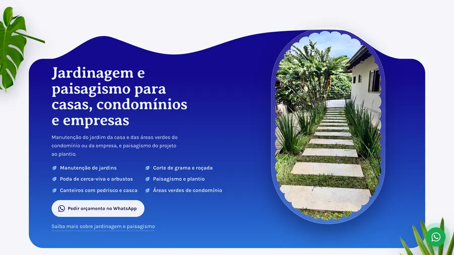 Alpha Soluções: Jardinagem e paisagismo para casas