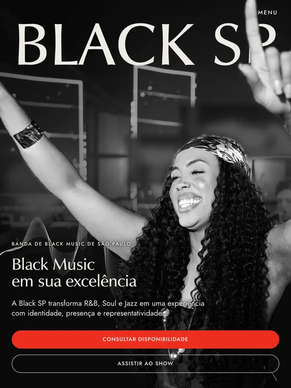 O site da Black SP aberto num notebook e num celular