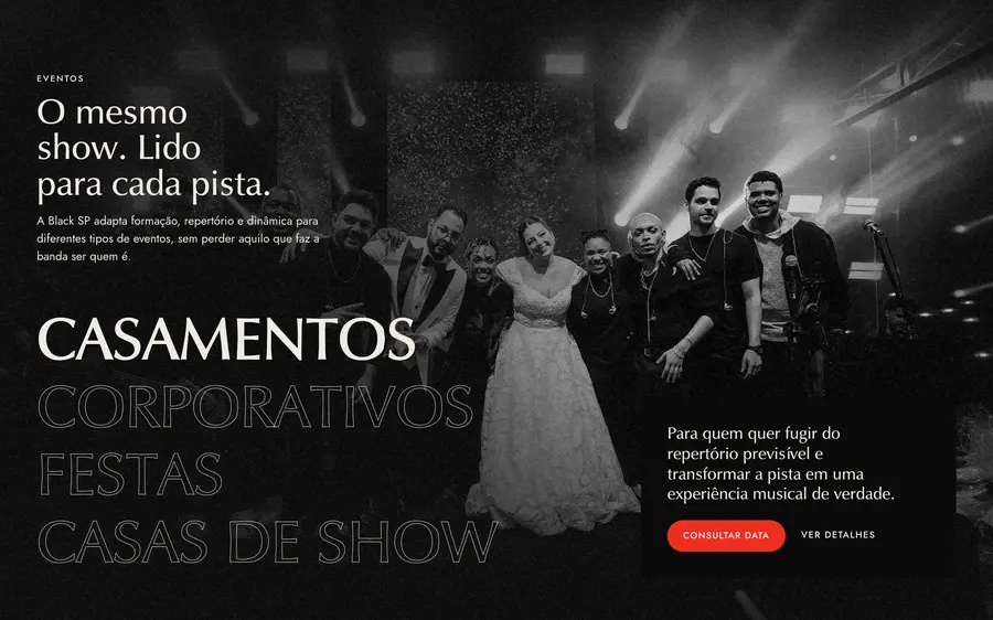 Black SP: O mesmo show. Lido para cada pista.