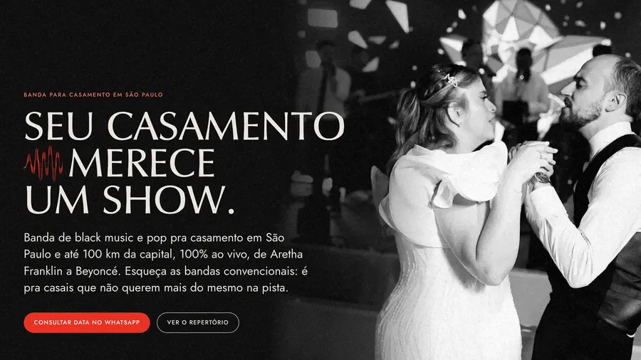Black SP: BANDA PARA CASAMENTO EM SÃO PAULO SEU