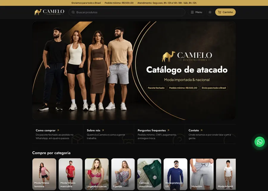 Camelo Distribuidora: Camelo Distribuidora — ver o catálogo