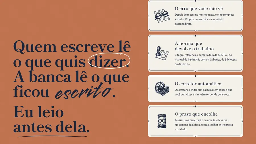 Nexo & Traço: Quem escreve lê o que quis dizer. A banca lê