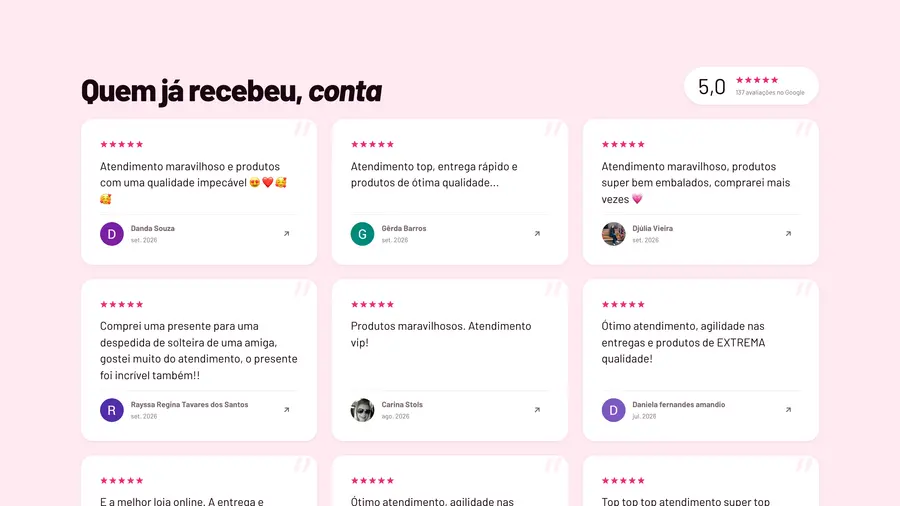Nuvens de Desejos: Quem já recebeu, conta