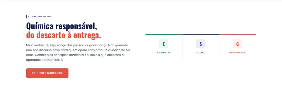 Quimitêxtil: Química responsável, do descarte à entrega.