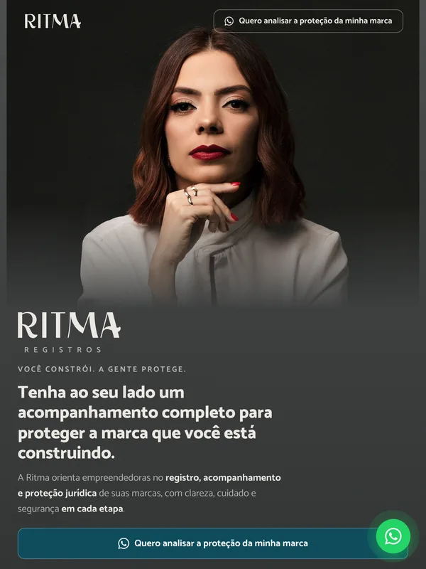O site da Ritma Registros aberto num notebook e num celular
