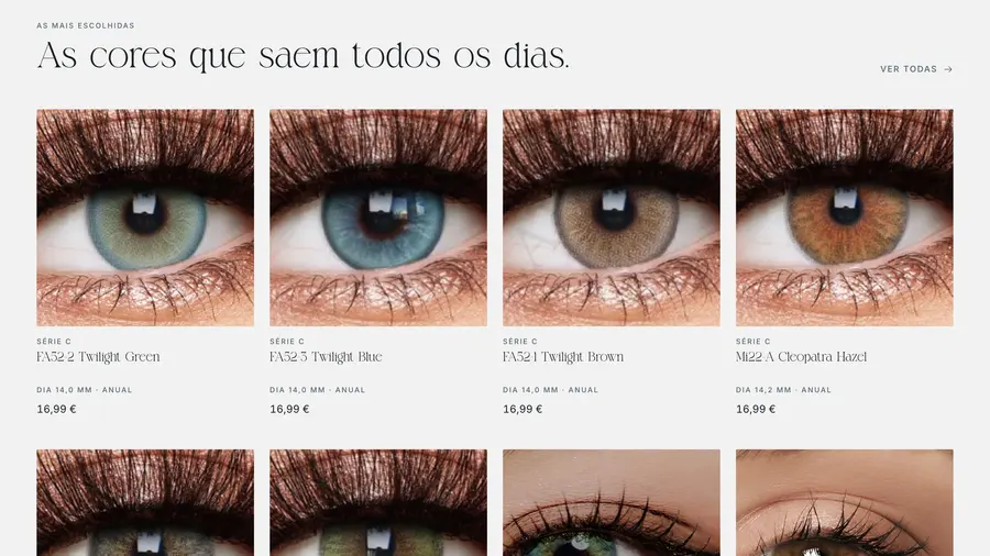 V. Color Lenses: As cores que saem todos os dias.