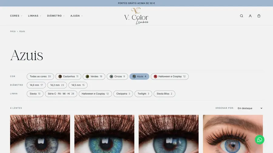 V. Color Lenses: FA17-3 Sun-Kissed Tiffany