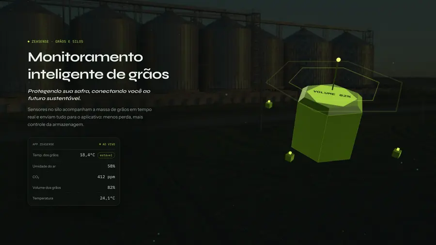 ZeaTech: Monitoramento inteligente de grãos